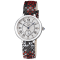 GV2 by Gevril Women's 12200S Rome Diamond Printed Leather Swiss Quartz Watch