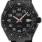 Gevril Men's Ascari Automatic Watch SS Case, Black Forged Carbon Top
Ring, SS/IPBK Bracelet