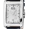 Gevril Men's Manhattanhenge Automatic Watch, Genuine Handmade Italian
Blue Leather Strap