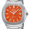 GV2 Automatic Men's Potente Orange Dial 316L Stainless Steel Bracelet Watch