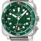 GV2 Men's XO Submarine SS Case, SS/GRN Bezel, Green Dial, Stainless
Steel Bracelet