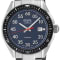 Gevril Men's Ascari Automatic Watch SS Case, Black Forged Carbon Top
Ring, Stainless Steel Bracelet