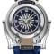 GV2 Triton Men's Blue Dial Calfskin Leather Watch
