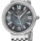 GV2 Women's Genoa Black MOP Dial, Stainless Steel Diamond Watch