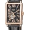 Gevril Men's Avenue of Americas Intravedere Black Dial Calfskin
Leather Watch