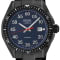 Gevril Men's Ascari Automatic Watch SS Case, Black Forged Carbon Top
Ring, SS/IPBK Bracelet