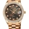 GV2 Women's Turin Diamond, Burgundy MOP Dial, IPRG Stainless Steel Watch