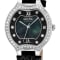 Gevril Women's Lugano Swiss Diamond Watch, Genuine Italian Handmade
Leather Strap.