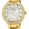 Gevril Women's Lugano Swiss Diamond Watch, Stainless Steel IPYG Bracelet