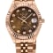 GV2 Naples Women's Brown Dial Rose Gold Watch