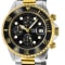 Gevril Men's Wall Street Chrono Blk Dial Blk Ceramic Bezel Two Toned
IPYG Stainless Steel Bracelet