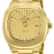 GV2 by Gevril Mens 18105 Potente Swiss Automatic Yellow Gold IP Bracelet Watch