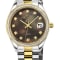 GV2 Women's Turin Diamond, Chocolate Brown MOP Dial, Two toned IPYG
Stainless Steel Watch