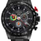 GV2 Men's Scuderia Black Dial Chronograph Date Watch