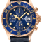 Gevril Men's Wall Street Watch, Genuine Handmade Italian Midnight Blue
Leather Strap