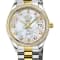 GV2 Women's Turin Diamond,White MOP Dial, Two toned IPYG Stainless Steel Watch