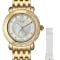 GV2 Marsala Gemstone Women's MOP Dial Stainless Steel Watch