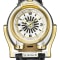 GV2 3403 Triton Men's Black Dial Calfskin Leather Watch