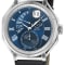 GV2 by Gevril Men's 42421 Marchese Blue Leather Day/Date Swiss Quartz Watch