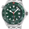 Gevril Men's Hudson Yards green dial Stainless steel watch