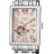 Gevril 5070B Men's Avenue of Americas Intravedere White Dial Stainless
Steel Watch
