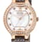 Gevril Women's Lugano Swiss Diamond Watch, Genuine Italian Handmade
Leather Strap