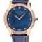 Gevril Women's Airolo Swiss Diamond Watch, Genuine Italian Croc Leather Strap