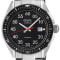 Gevril Men's Ascari Automatic Watch SS Case, Black Forged Carbon Top
Ring, Stainless Steel Bracelet