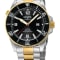 Gevril Men's Canal Street Stainless Steel Case, Black/White Dial,
Stainless Steel Bracelet.