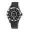 GV2 Venice Womens Black Dial, Genuine Black Saffiano Vegan Leather Strap..