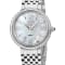 GV2 Women's Genoa White MOP Dial, Stainless Steel Diamond Watch