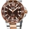 Gevril RiverSide Swiss Automatic Watch, Two toned SS/IPRG Stainelss
Steel Bracelet