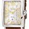 Gevril Men's Avenue of America's Stainless Steel White dial, Genuine Tan
Leather Band