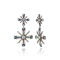 MCL Design Sapphire Crisscross Drop Earrings