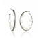 MCL Design Pearl Hoop Earrings