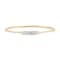 14K Yellow Gold 0.15 ct. tw. Diamond Wire Bracelet