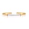14K Gold 0.50 ct. tw. Diamond Open Bangle