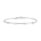 14K White Gold 0.20 ct. tw. Diamond Wire Bracelet