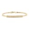 14K Yellow Gold 0.39 ct. tw. White Diamond Wire Bracelet