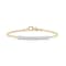 14K Gold 0.20 ct. tw. Diamond Mesh Bracelet