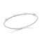 14K White Gold 0.14 ct. tw. Wire Bracelet