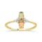 10K Yellow Gold, 0.28ctw Sun kissed Citrine, 0.28ctw Peridot and 0.07ctw
Diamond Ring