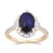 14K Yellow Gold, 1.91ctw Lightning Ridge Opal & 0.31ctw Diamond Ring