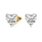 6 Ct 14K Yellow Gold IGI Certified Heart Shape Lab Grown Diamond Stud
Earrings Friendly Diamonds