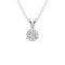 1 Ct 14K Gold IGI Certified Lab Grown Round Shape 3 Prong Diamond
Pendant Necklace Friendly Diamonds