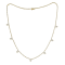 14KY 3.87ct Diamond Necklace