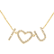 14KY 0.34ct Diamond Pendant With Chain