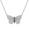 14KW 0.49ct Diamond Pendant With Chain