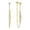 14K Yellow Gold 0.9ct Diamond Earrings