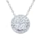 14KW 1.19ct Diamond Pendant With Chain